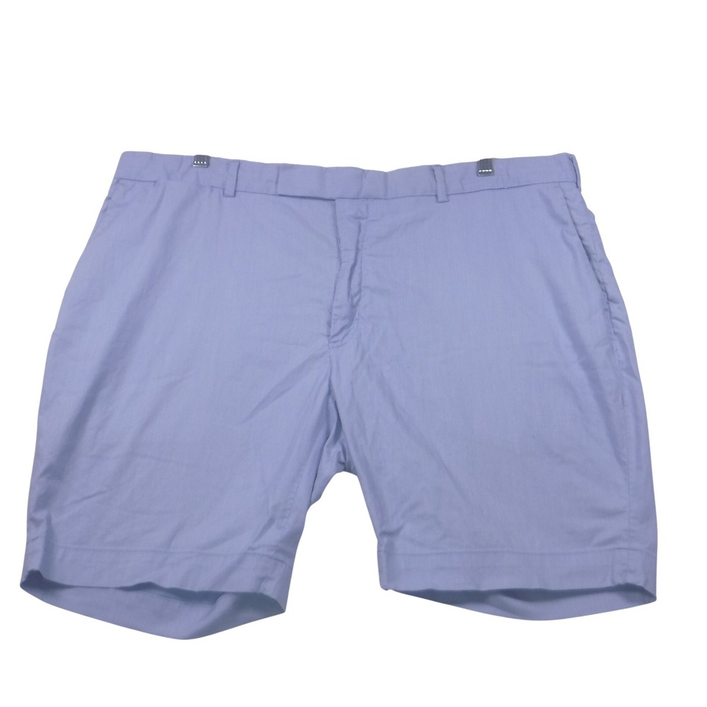 Polo Ralph Lauren Mens Blue Seersucker Stretch Straight‎ Fit Shorts Size 42
